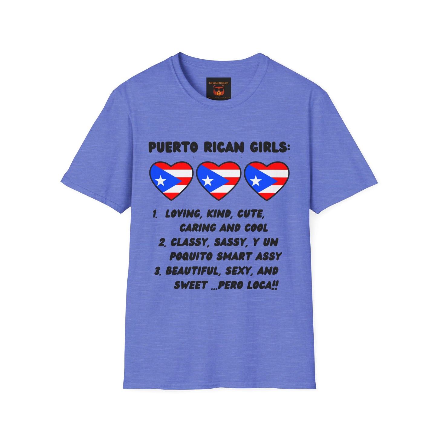 Puerto Rican Girl Softstyle T-Shirt