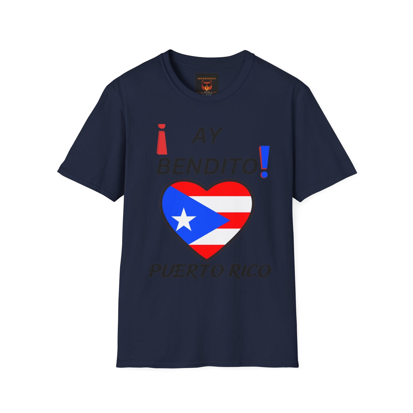 Ay Bendito ! Puerto Rico ! Softstyle T-Shirt