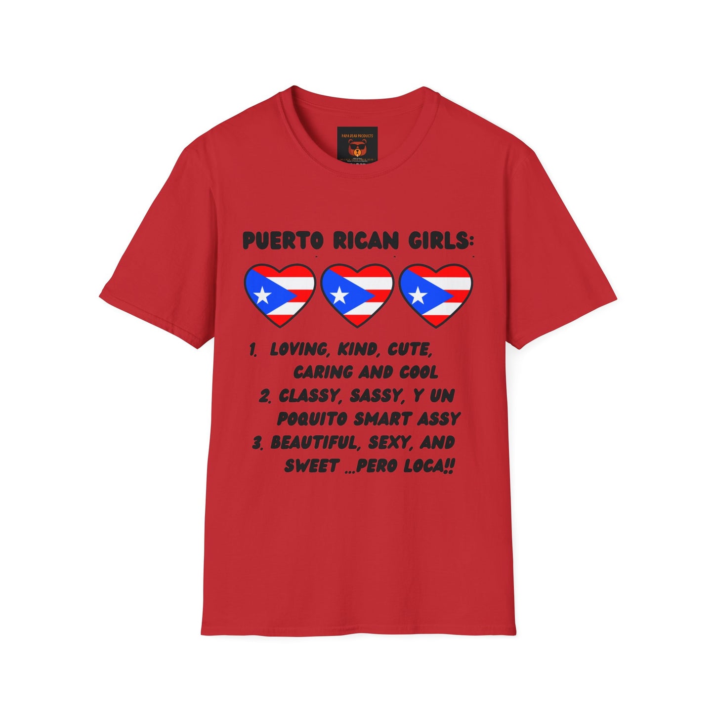 Puerto Rican Girl Softstyle T-Shirt