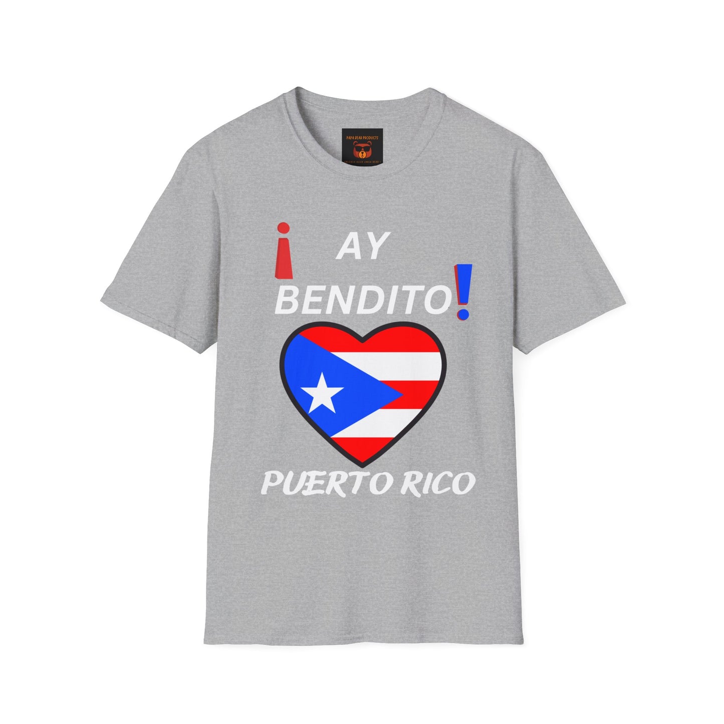 Ay Bendito! Puerto Rico ! Softstyle T-Shirt