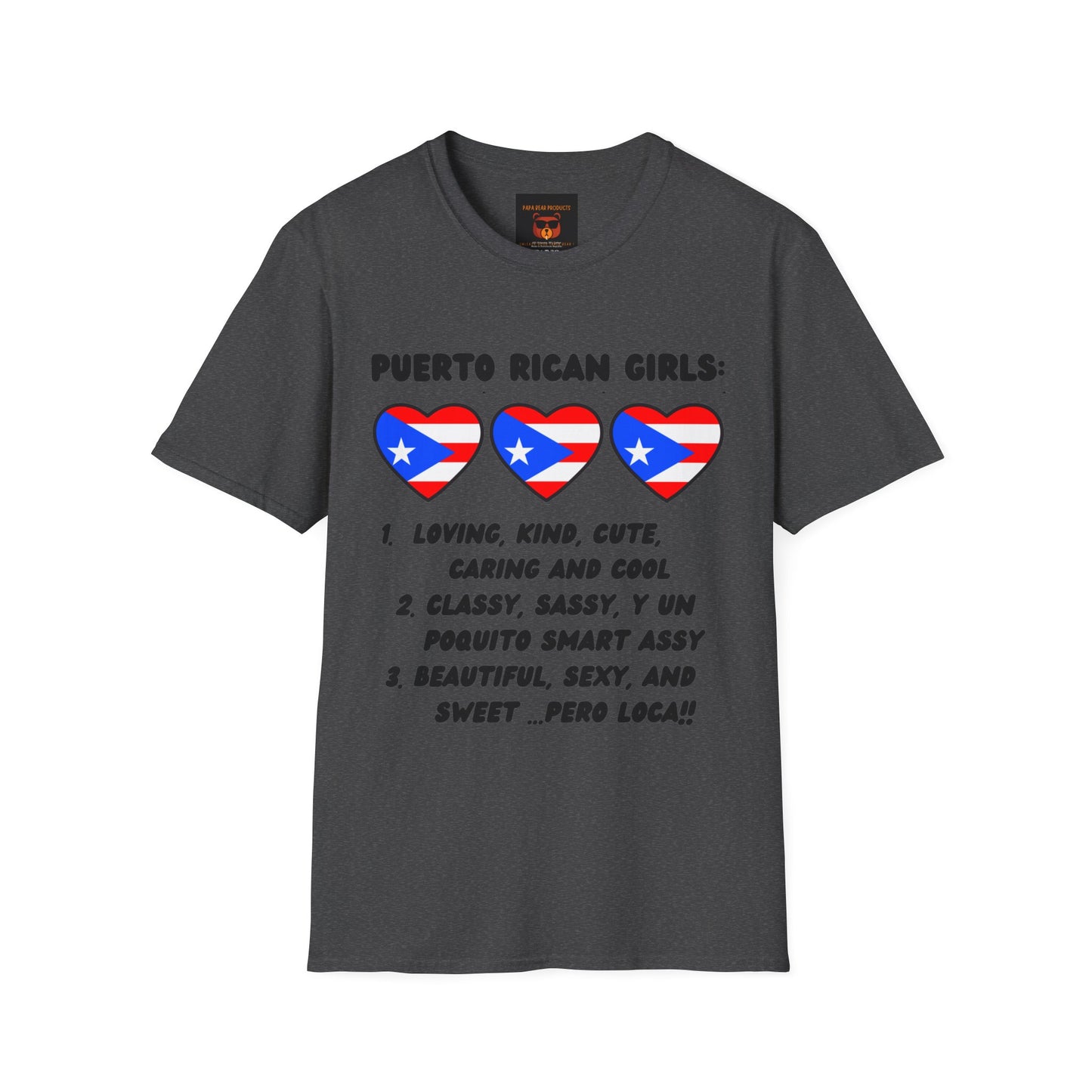 Puerto Rican Girl Softstyle T-Shirt