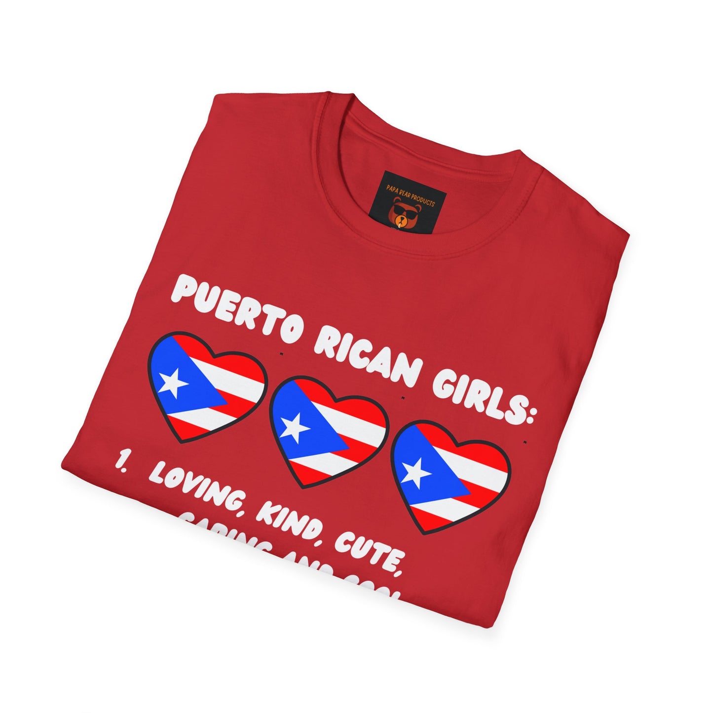 Puerto Rican Girl Softstyle T-Shirt