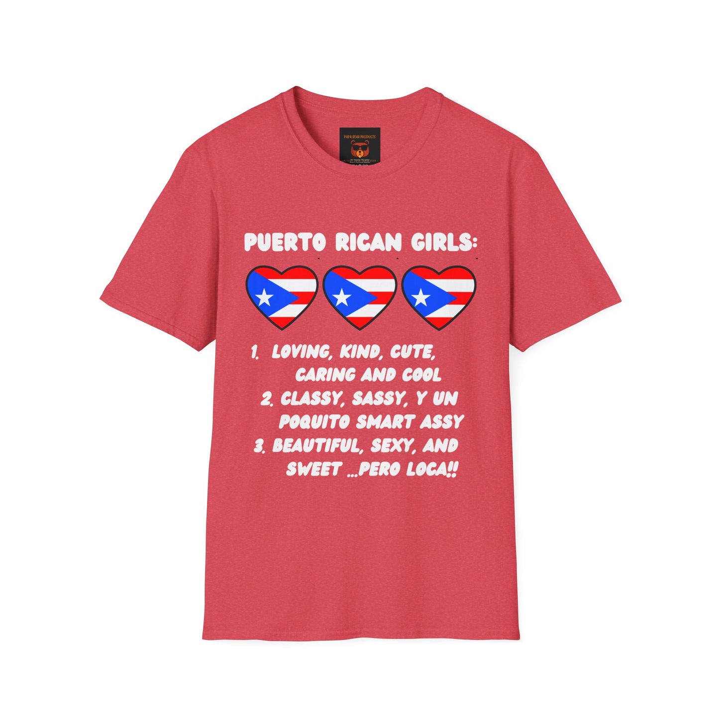 Puerto Rican Girl Softstyle T-Shirt