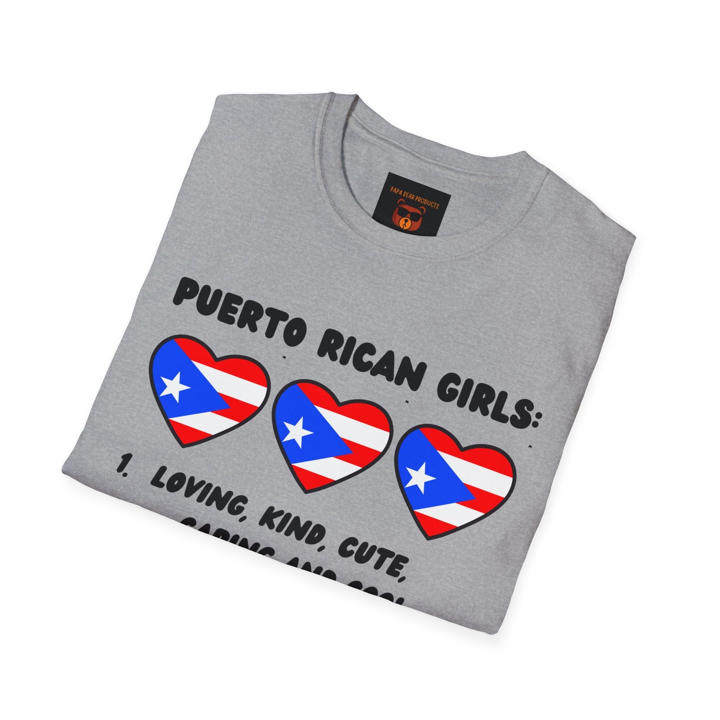 Puerto Rican Girl Softstyle T-Shirt