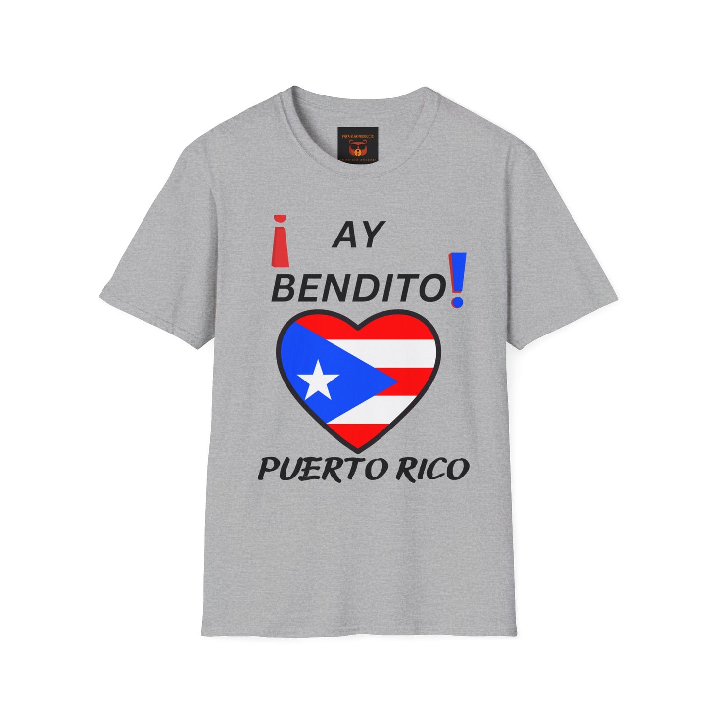 Ay Bendito ! Puerto Rico ! Softstyle T-Shirt