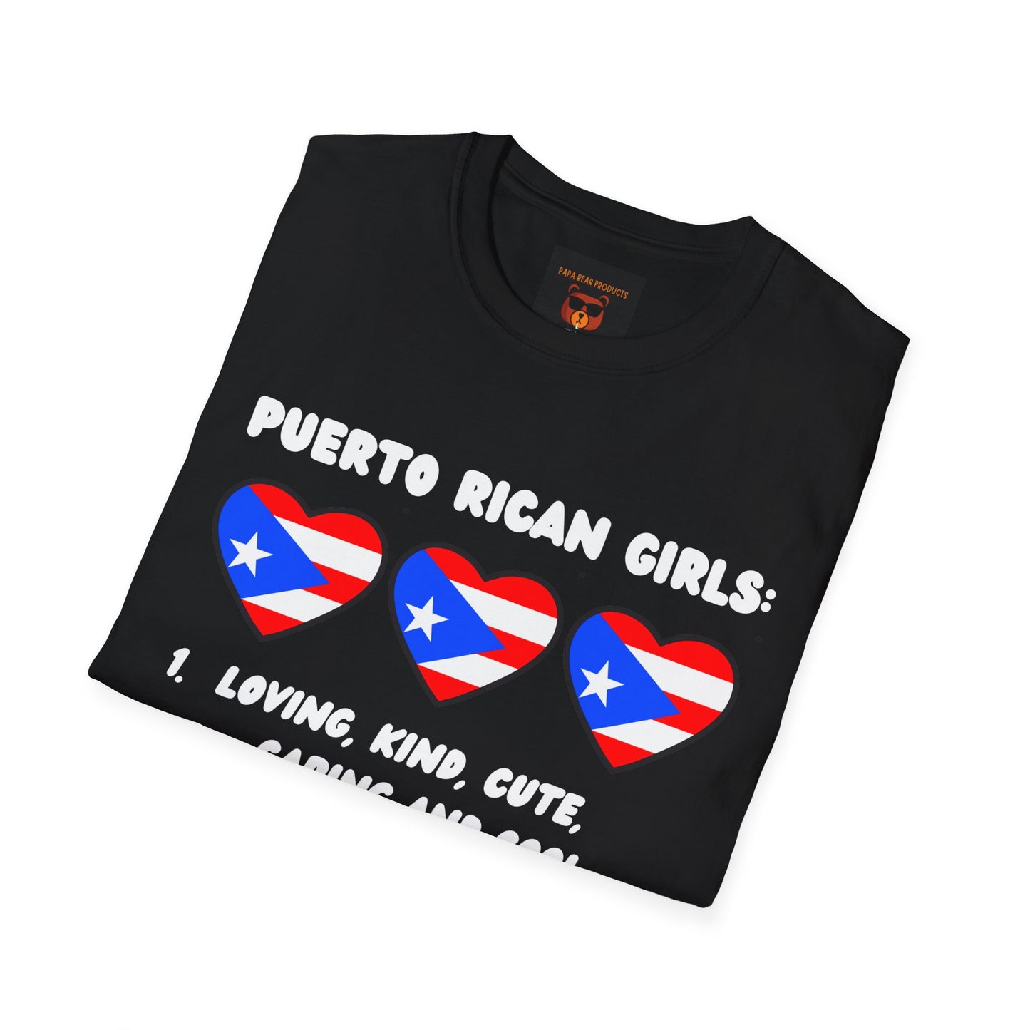 Puerto Rican Girl Softstyle T-Shirt