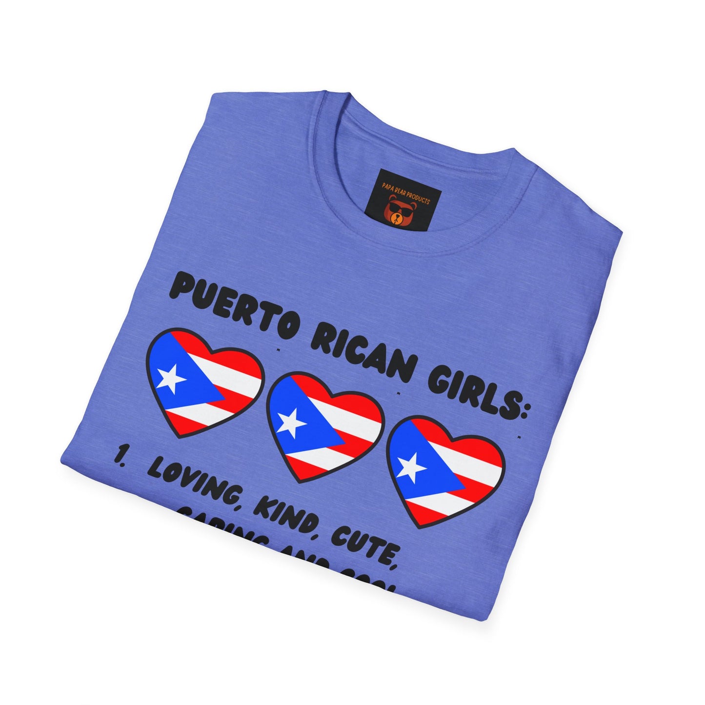 Puerto Rican Girl Softstyle T-Shirt