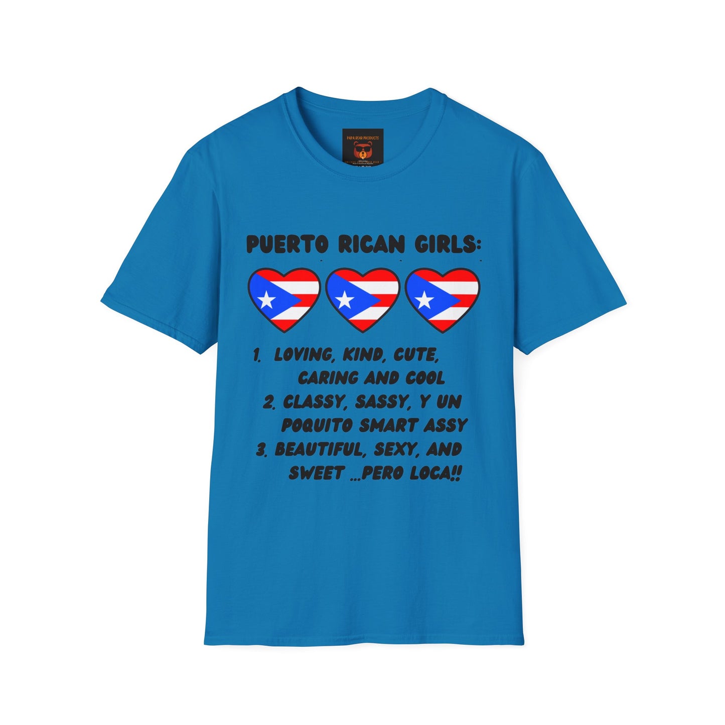 Puerto Rican Girl Softstyle T-Shirt