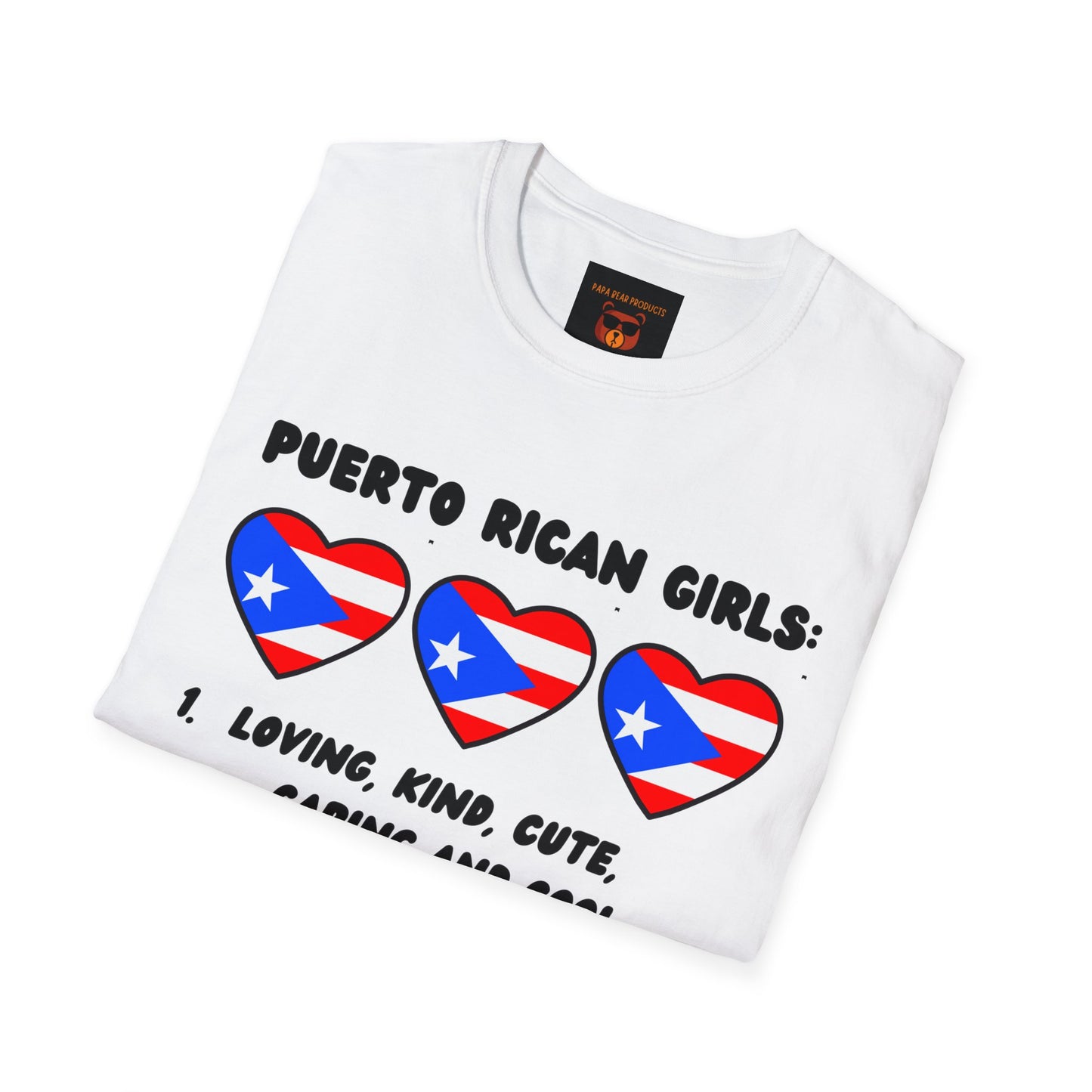 Puerto Rican Girl Softstyle T-Shirt