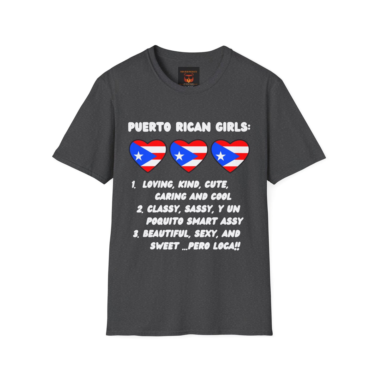 Puerto Rican Girl Softstyle T-Shirt