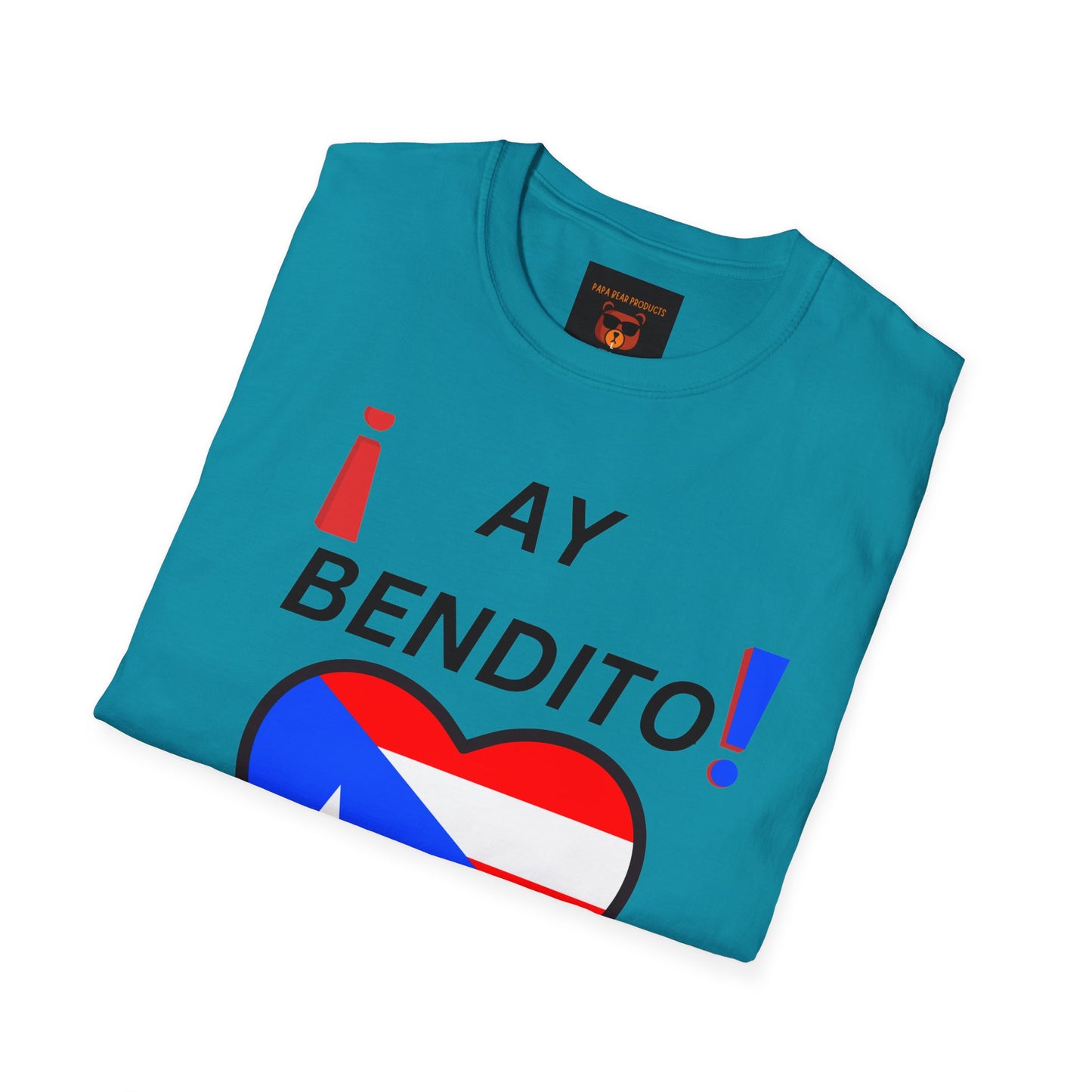 Ay Bendito ! Puerto Rico ! Softstyle T-Shirt