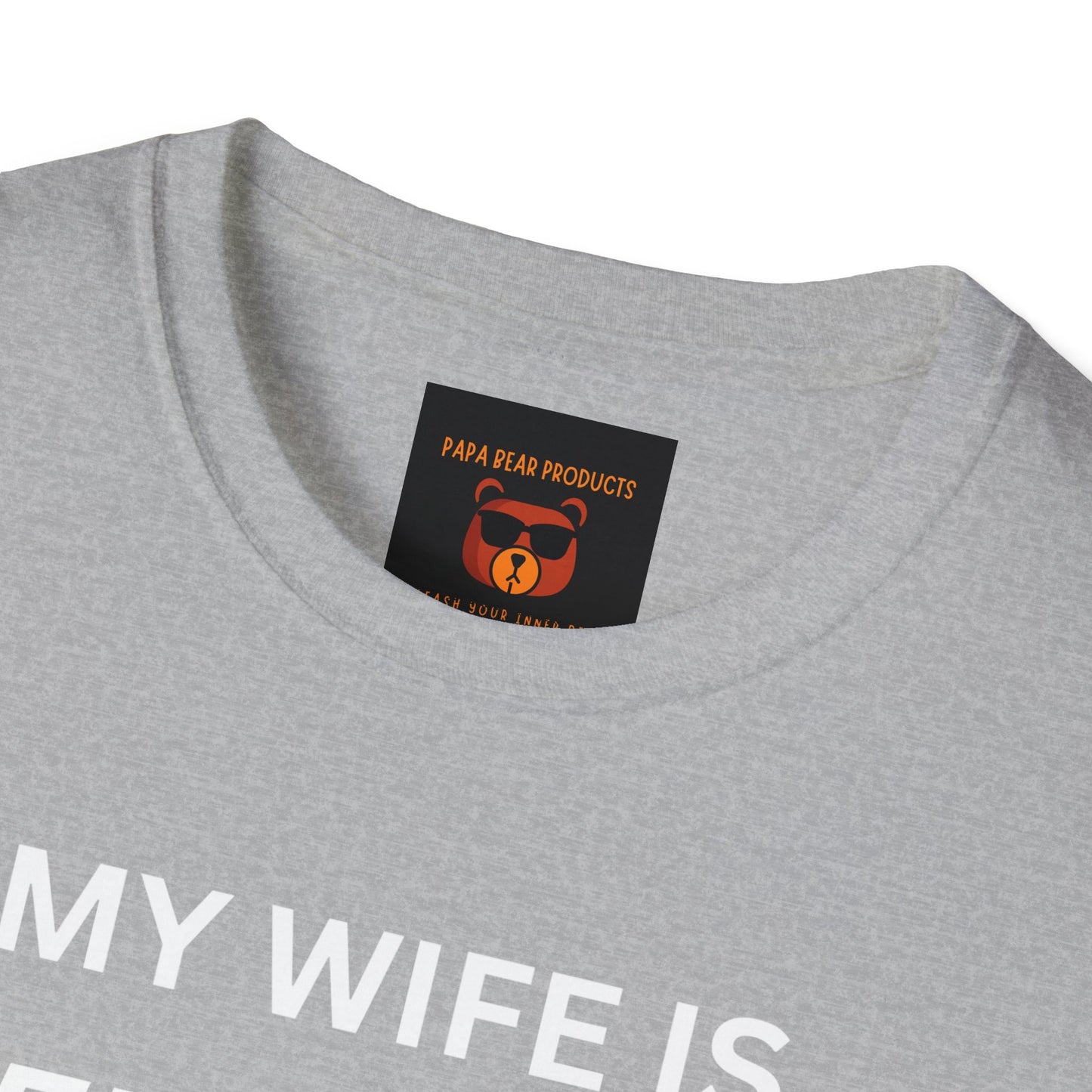 Wife is Puerto Rican, Nothing Scares Me Softstyle T-Shirt