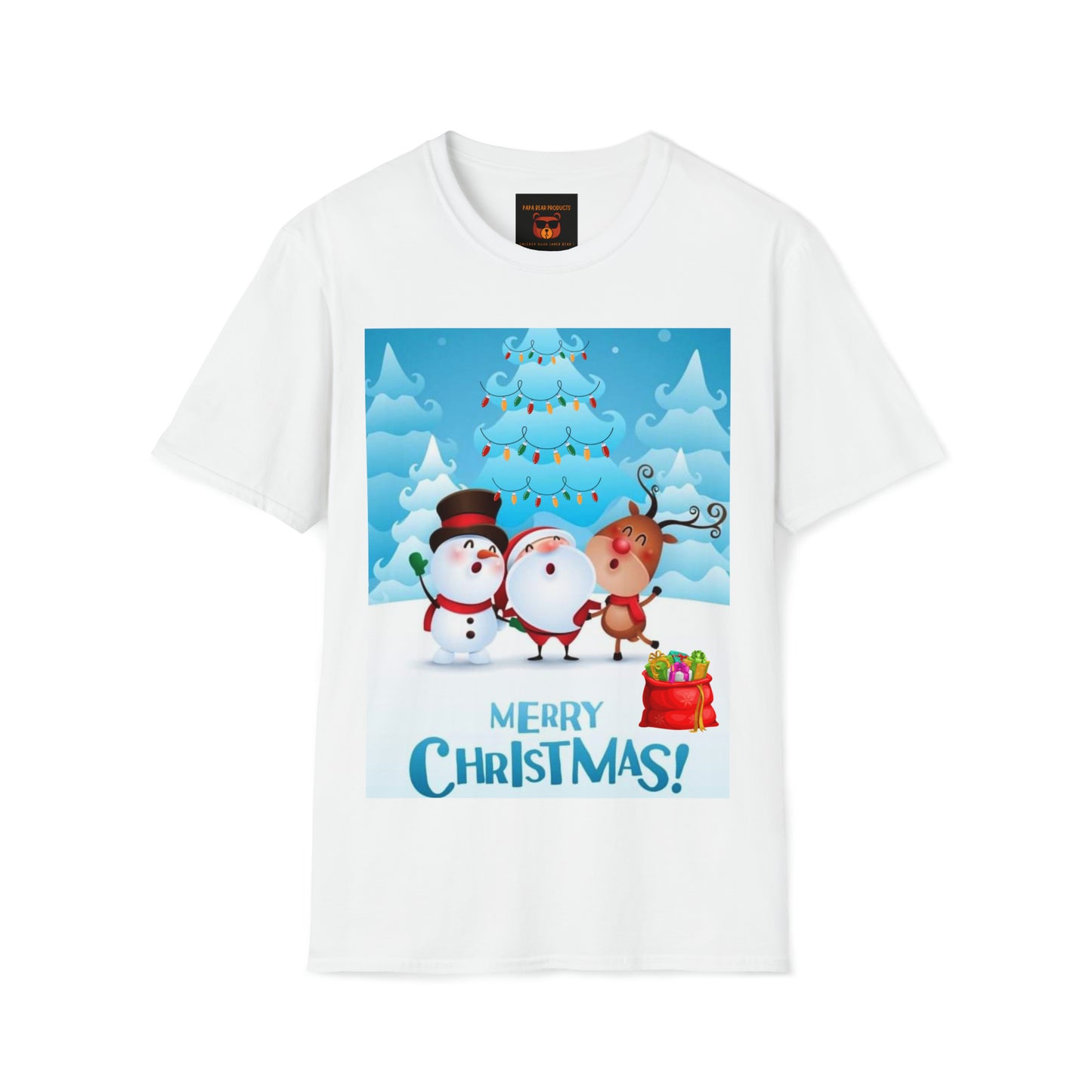 Merry Christmas from Frosty, Santa, and Rudolph ! T-Shirt