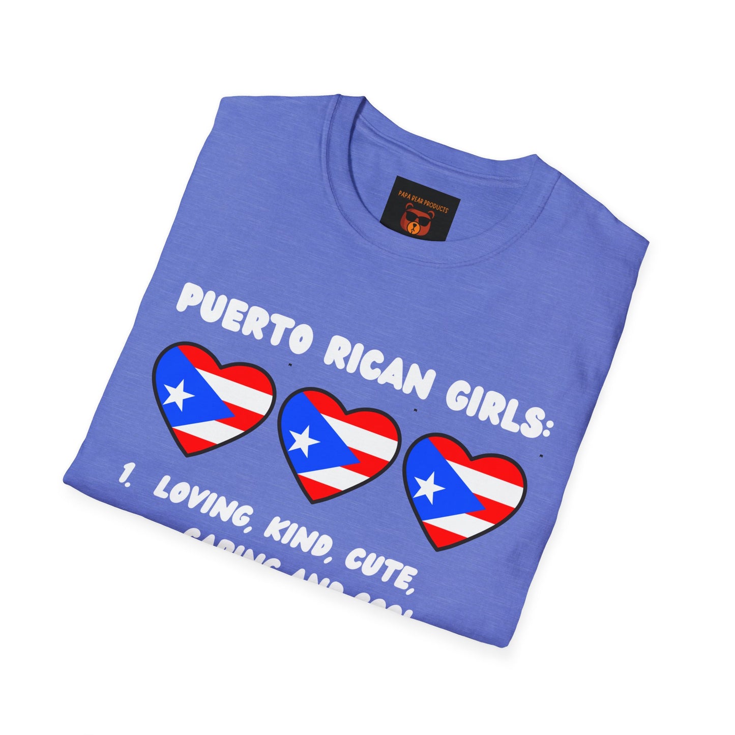 Puerto Rican Girl Softstyle T-Shirt