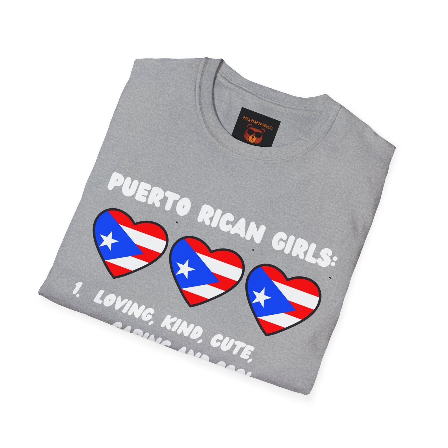 Puerto Rican Girl Softstyle T-Shirt