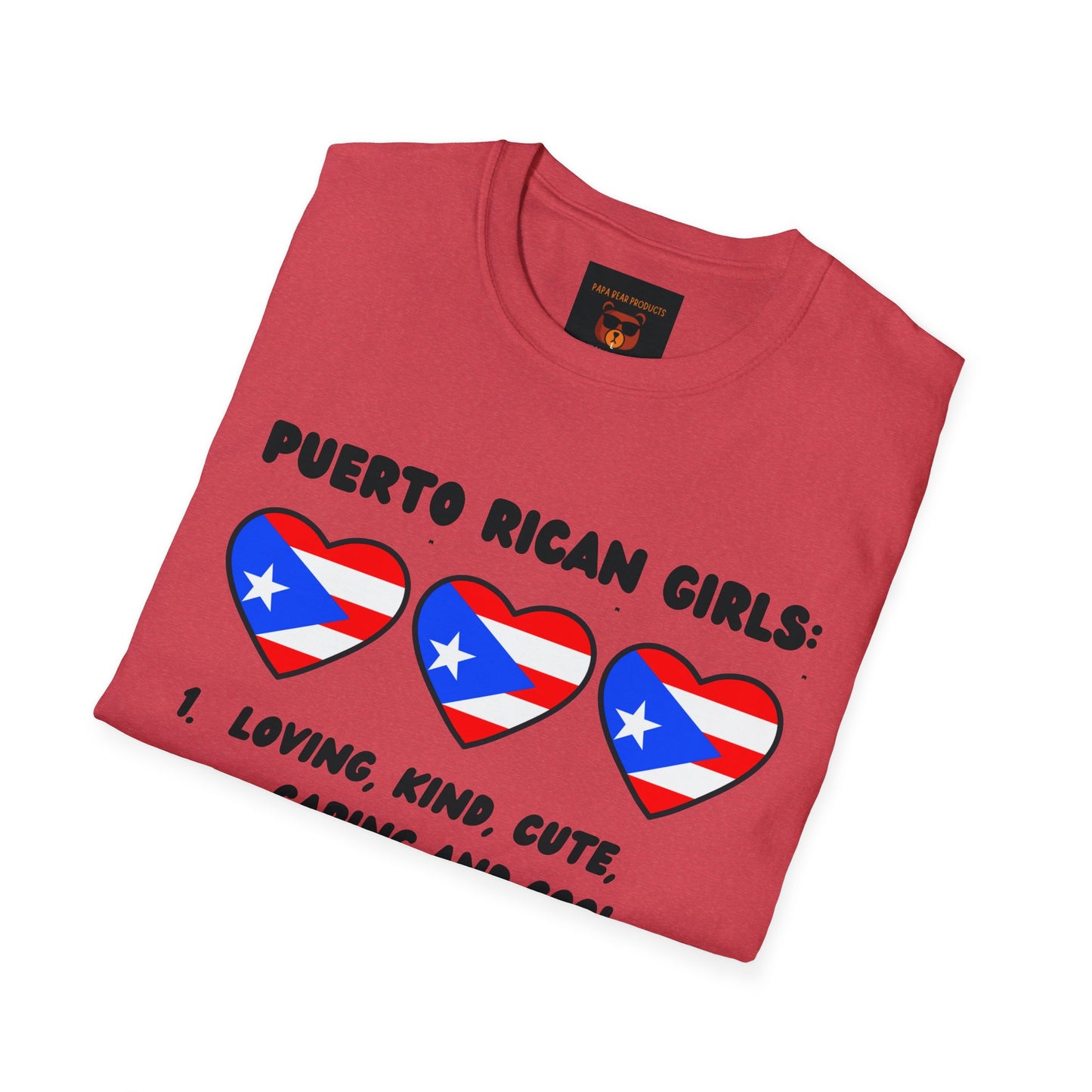 Puerto Rican Girl Softstyle T-Shirt