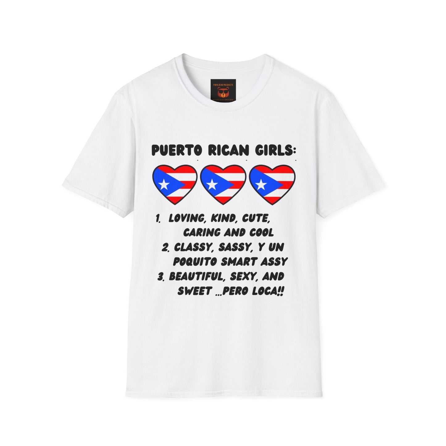 Puerto Rican Girl Softstyle T-Shirt