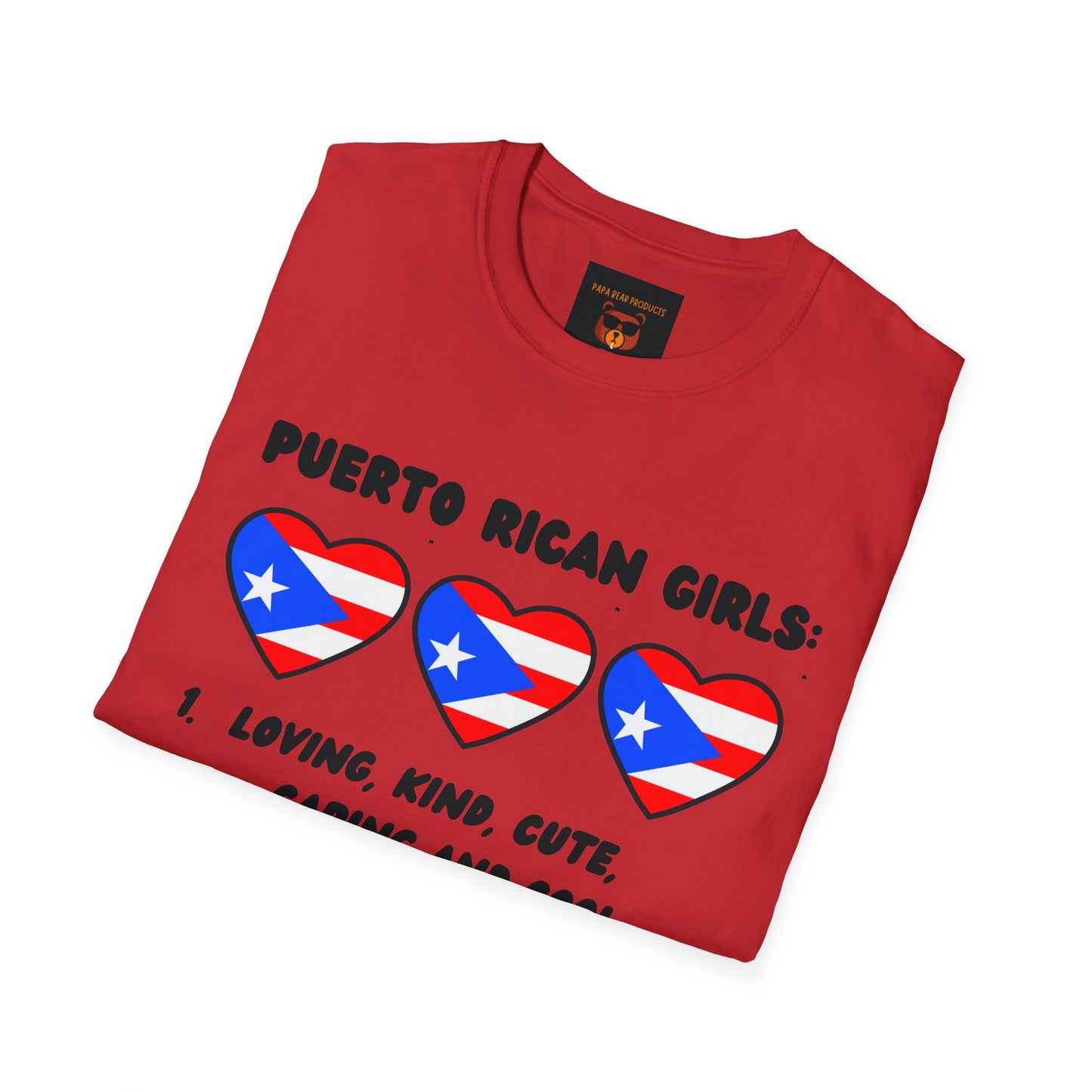 Puerto Rican Girl Softstyle T-Shirt