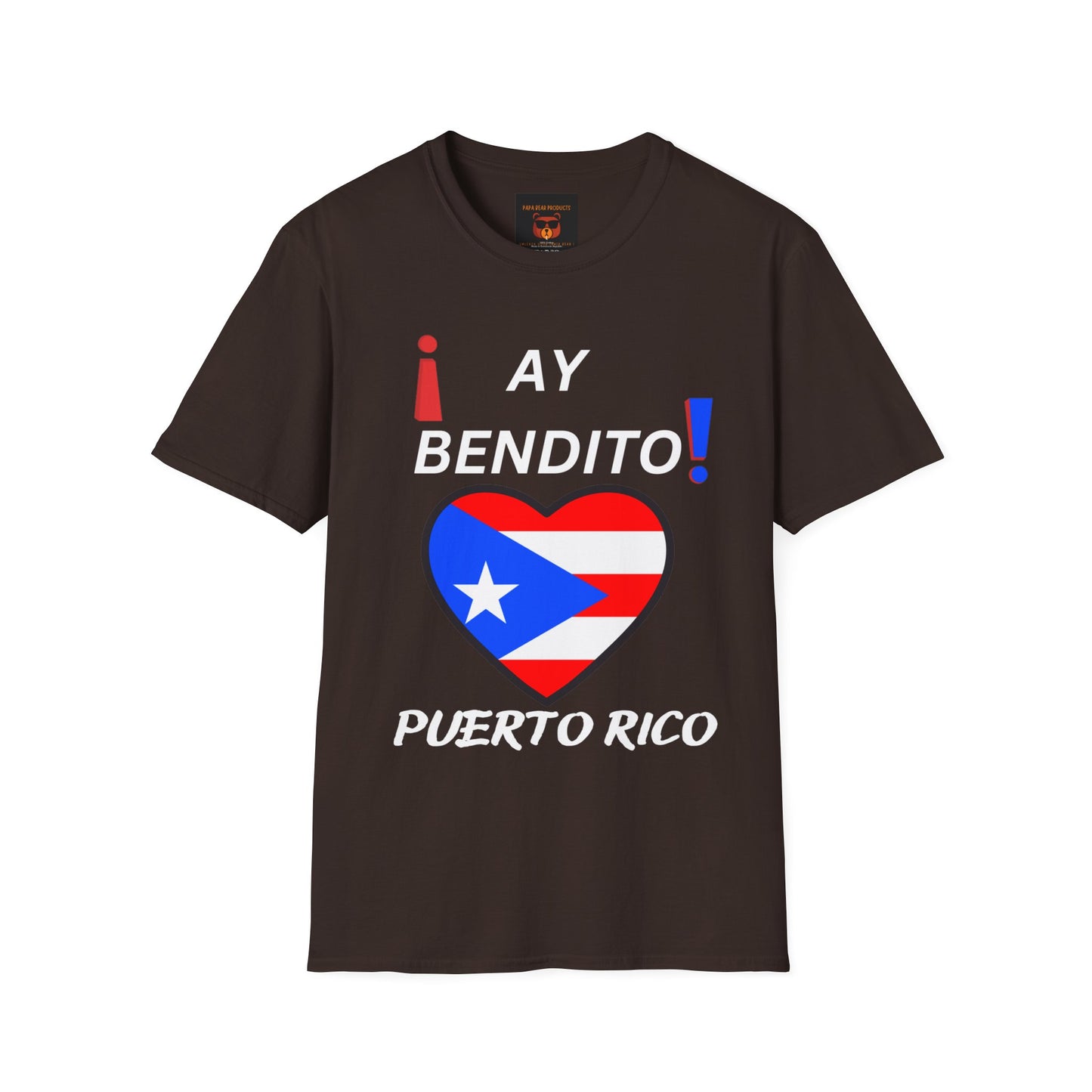 Ay Bendito! Puerto Rico ! Softstyle T-Shirt