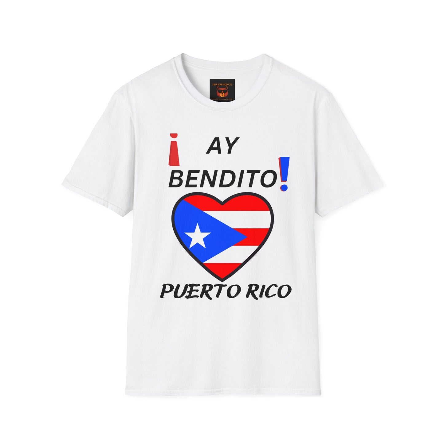 Ay Bendito ! Puerto Rico ! Softstyle T-Shirt