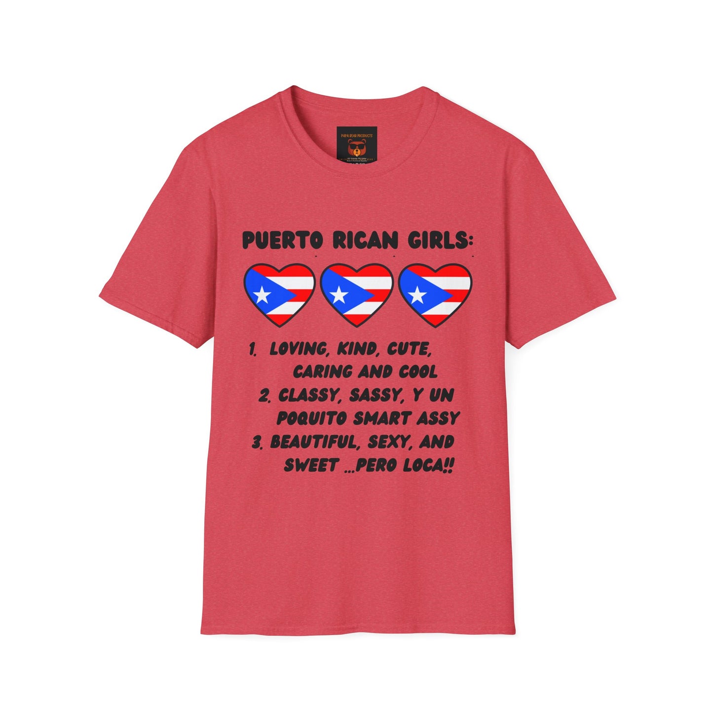 Puerto Rican Girl Softstyle T-Shirt