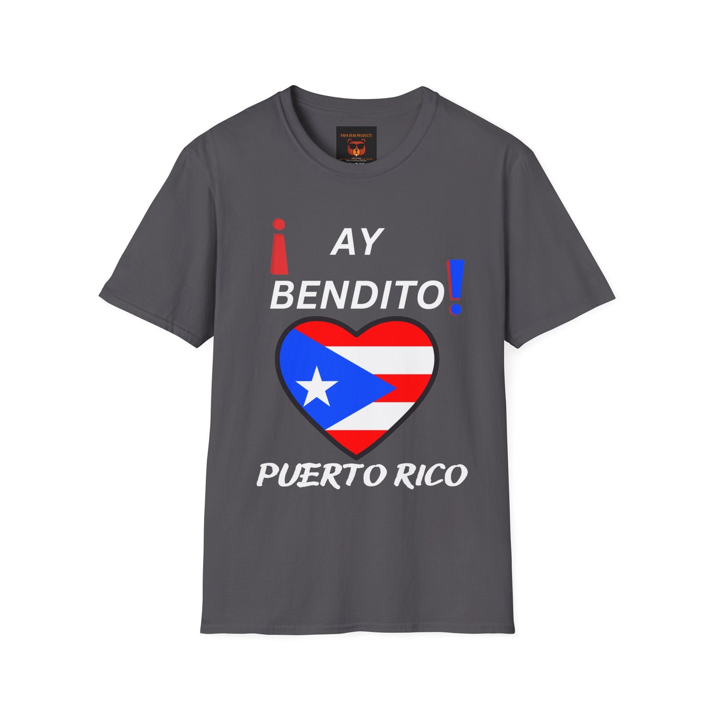 Ay Bendito! Puerto Rico ! Softstyle T-Shirt