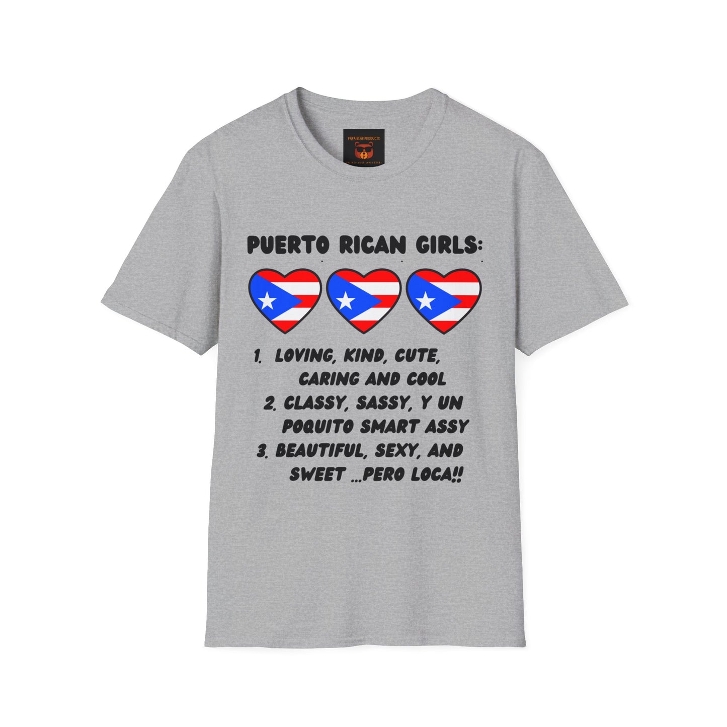 Puerto Rican Girl Softstyle T-Shirt