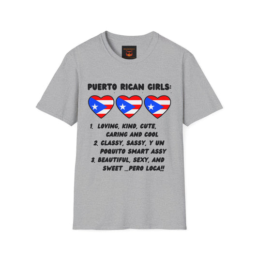 Puerto Rican Girl Softstyle T-Shirt