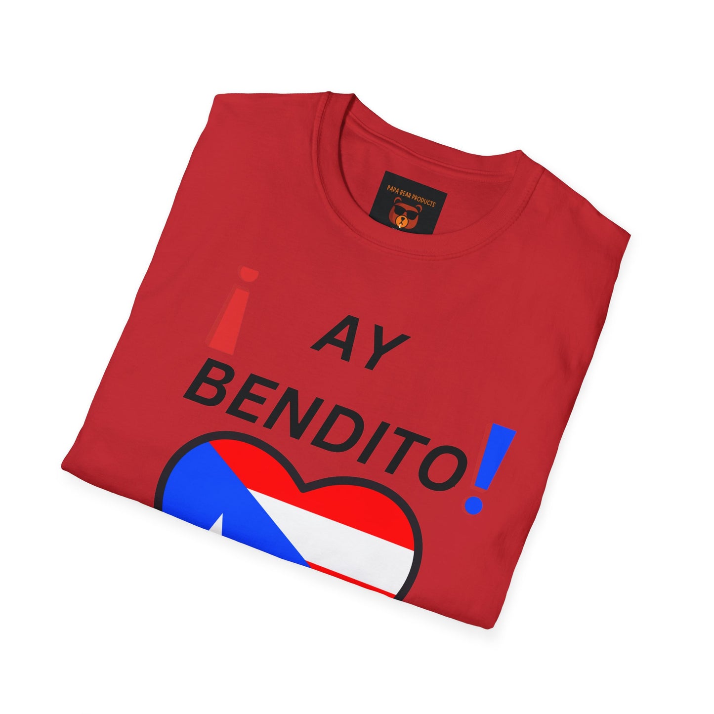 Ay Bendito ! Puerto Rico ! Softstyle T-Shirt