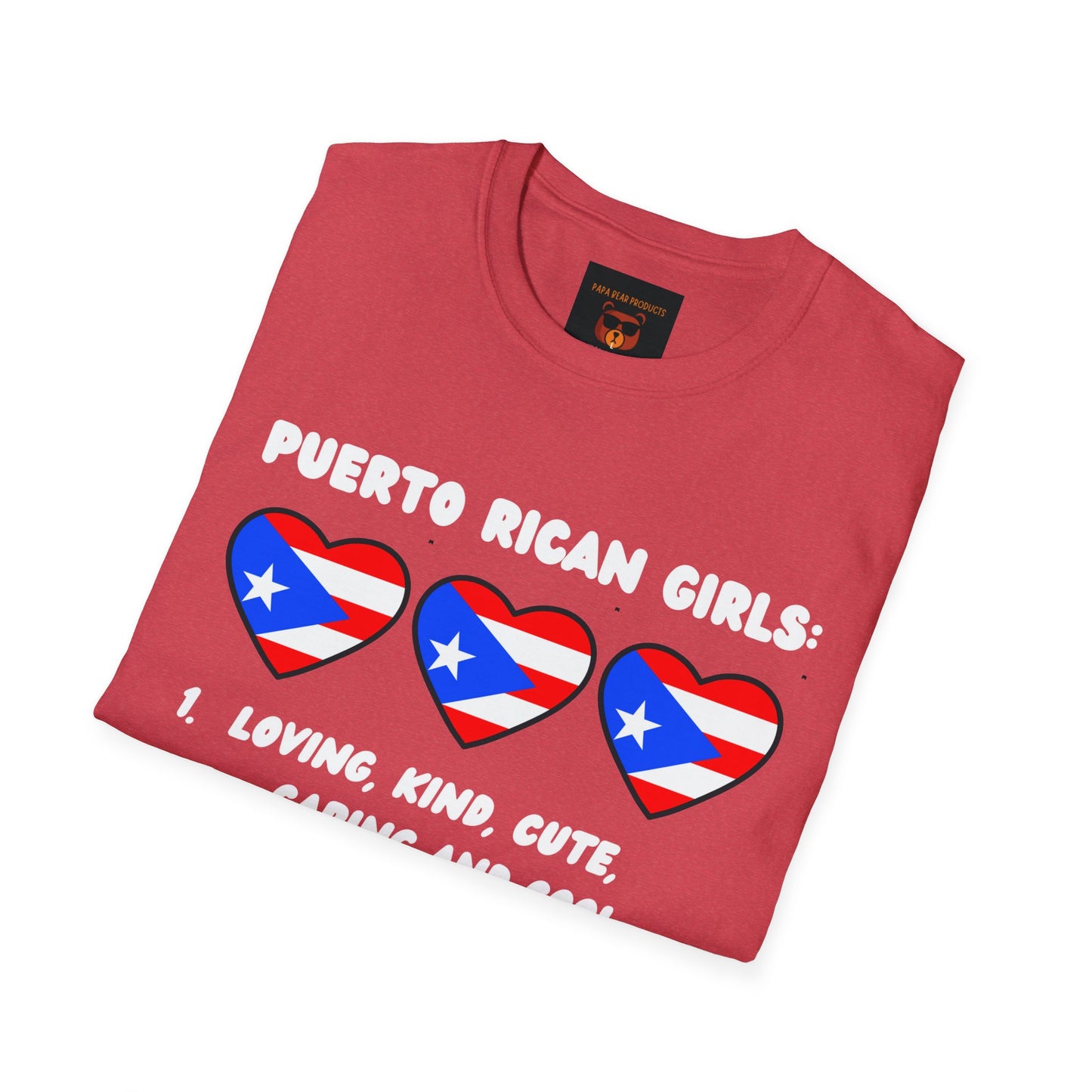 Puerto Rican Girl Softstyle T-Shirt