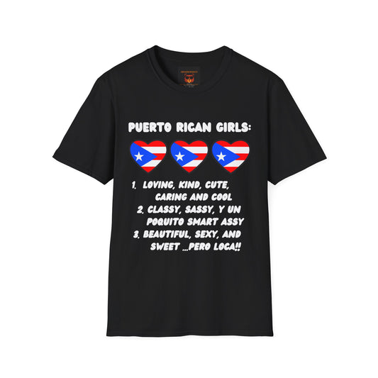 Puerto Rican Girl Softstyle T-Shirt