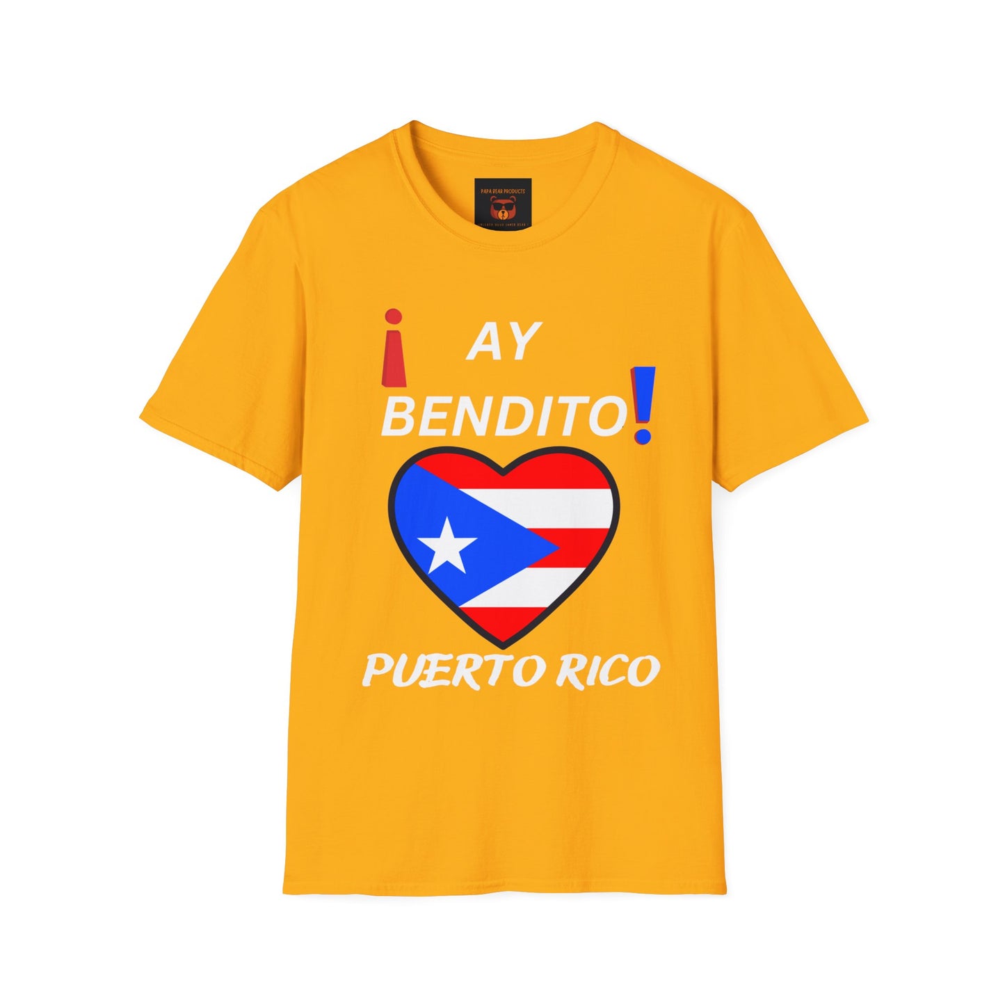 Ay Bendito! Puerto Rico ! Softstyle T-Shirt