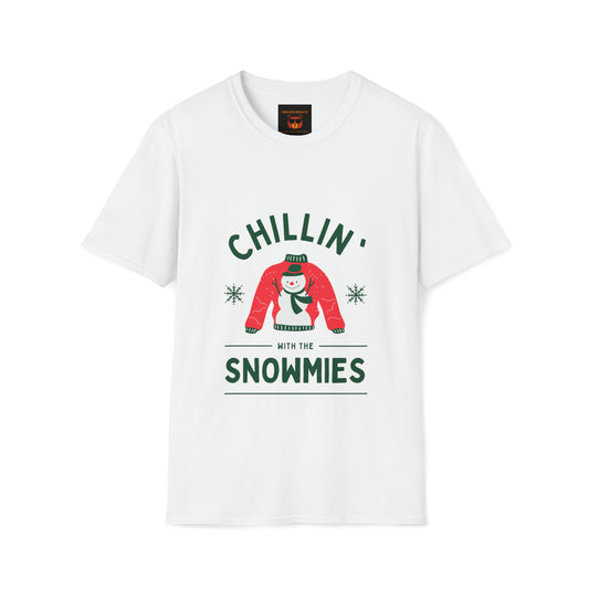 Chillin' with the Snowmies Christmas T-shirt