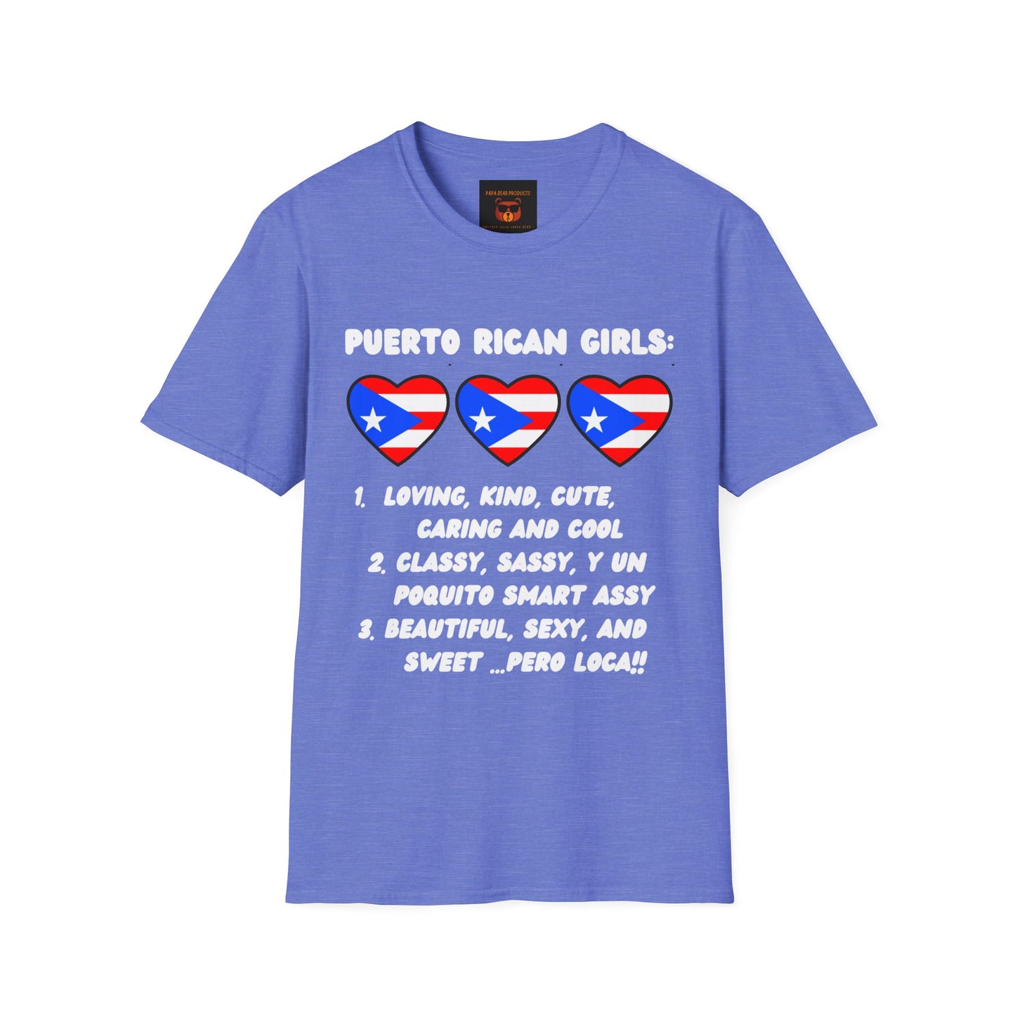 Puerto Rican Girl Softstyle T-Shirt